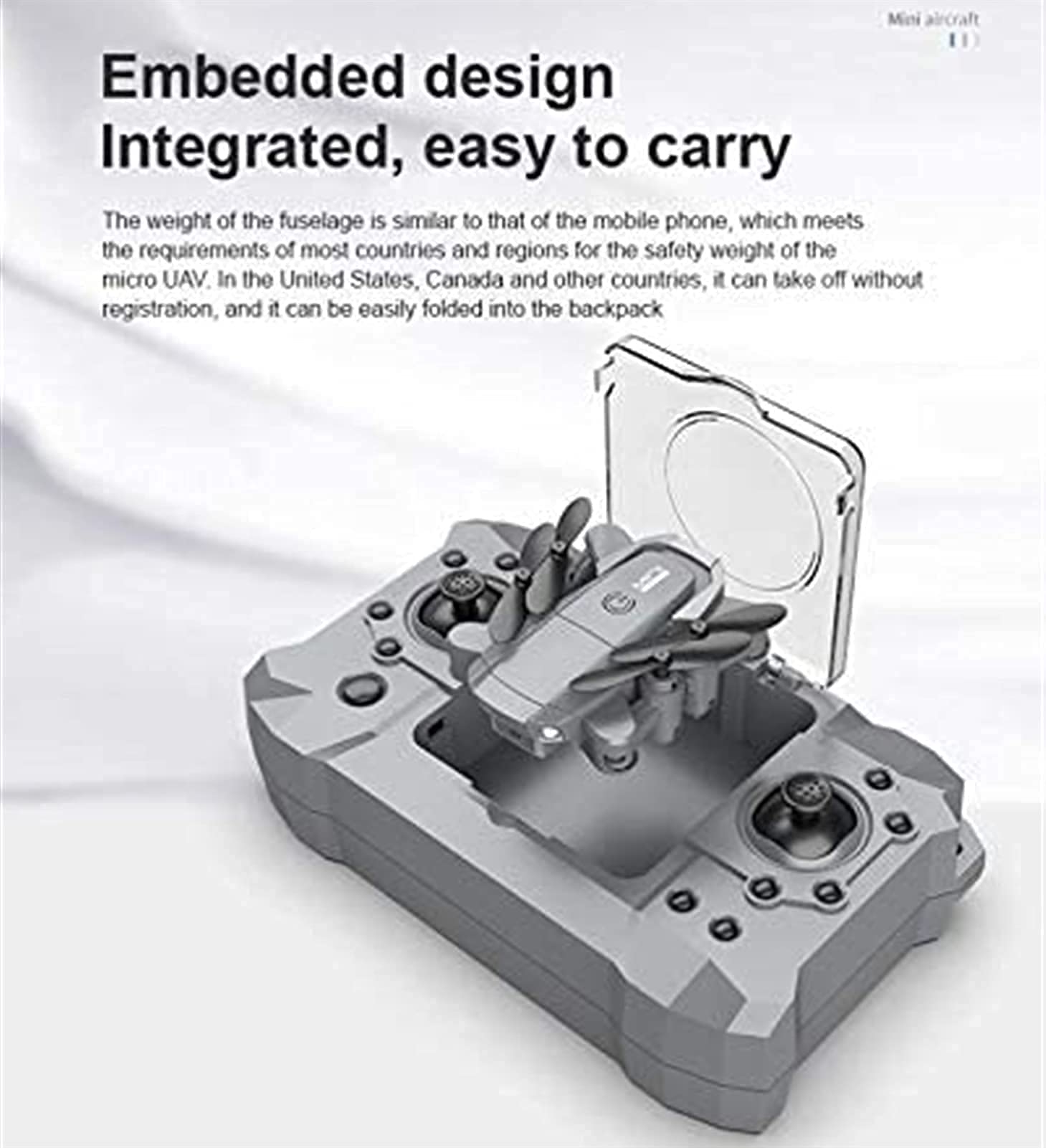 Drone para Adultos con cámara 4K UHD WiFi, FPV Quadcopter Plegable para Principiantes con Motor sin escobillas, Regreso a casa, GPS Sígueme (cámara 4k)