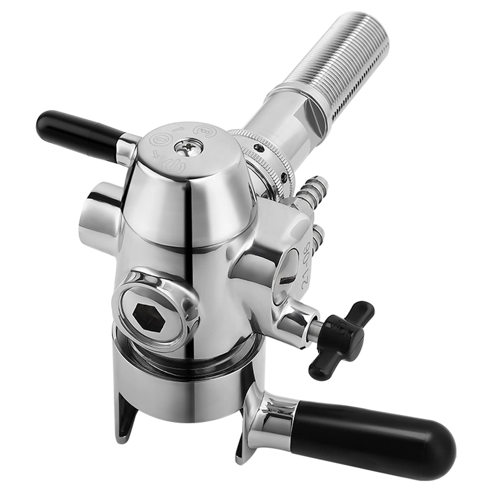 Schiuma per rubinetto della birra in acciaio inox, strumento di riempimento senza schiuma per bottiglie in PET e vetro – Design professionale per un riempimento efficiente