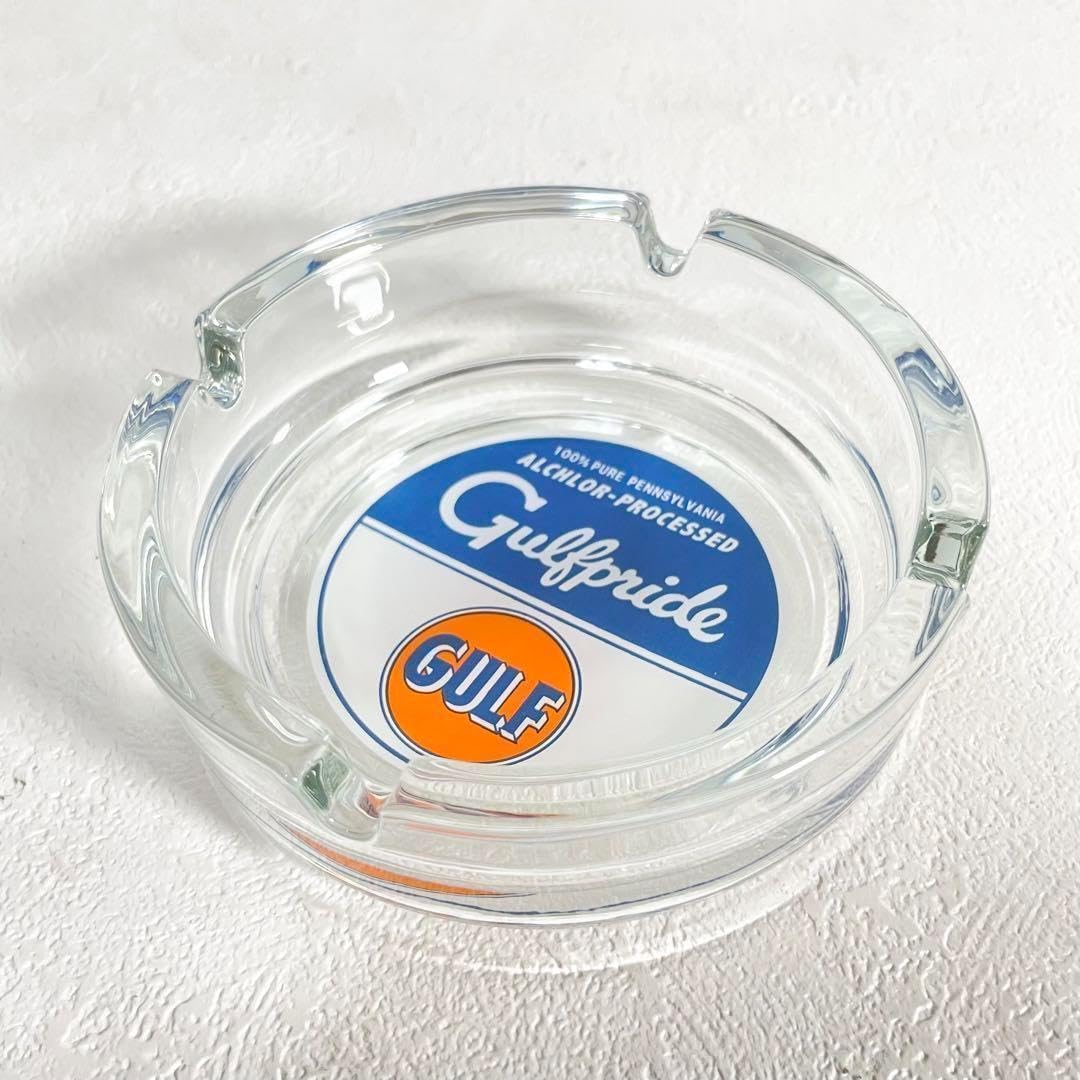 Amazon.co.jp: GULF Pride クリアガラス アッシュトレイ 灰皿 アメカジ