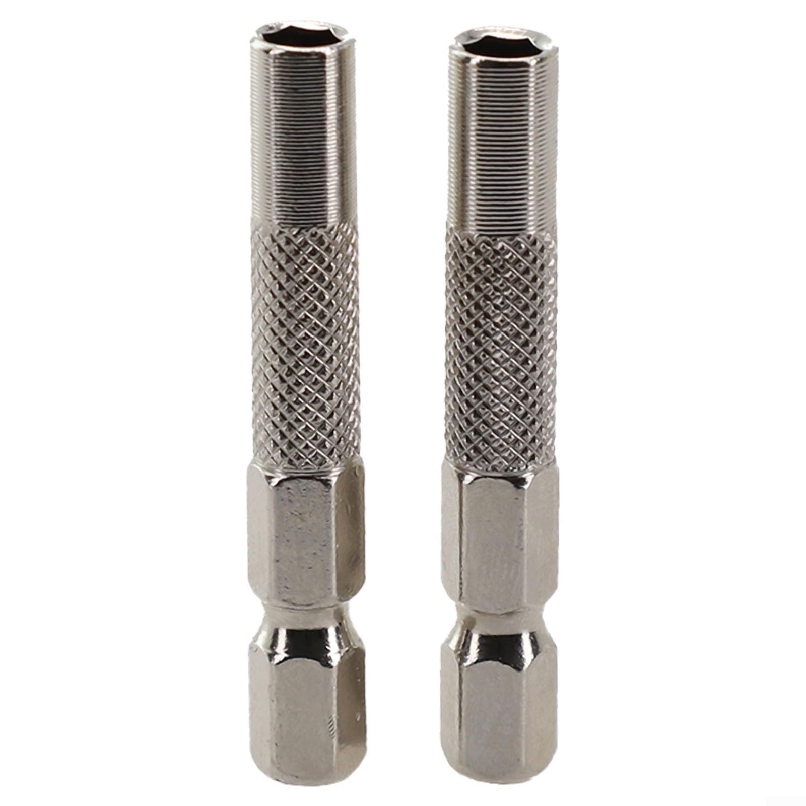 Oniissy Schraubendreher-Adapter | 1/4" Auf 4 Mm | Magnetisch | Für Schnellen Bitwechsel | 2 Stück