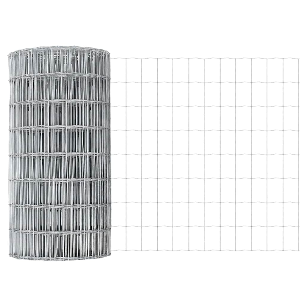 Euro Fence 0.8 x 10 m PVC-Coated Iron Garden Fencing Panel, Modern Outdoor Privacy Barrier for Terrace and Patio, Stain and Water Resistant Durable Metal Fence with Simple Assembly