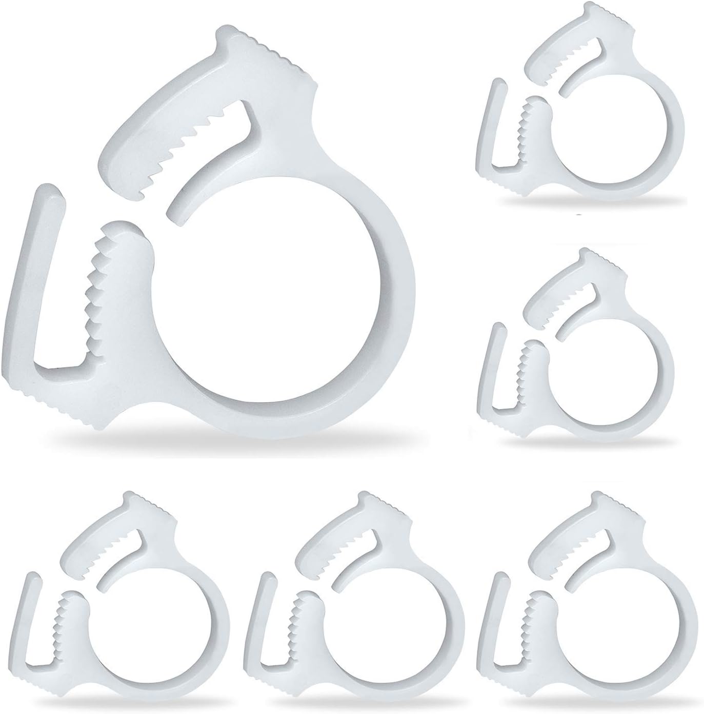 HENMI 6 PCS Sweep Hose Attachment Clamp Clasp Replacement Pool Hose Clamps,Compatible with Polaris Pool Cleaners 180 280 360 380 480 for Polaris Tail Clamp B15 B-15