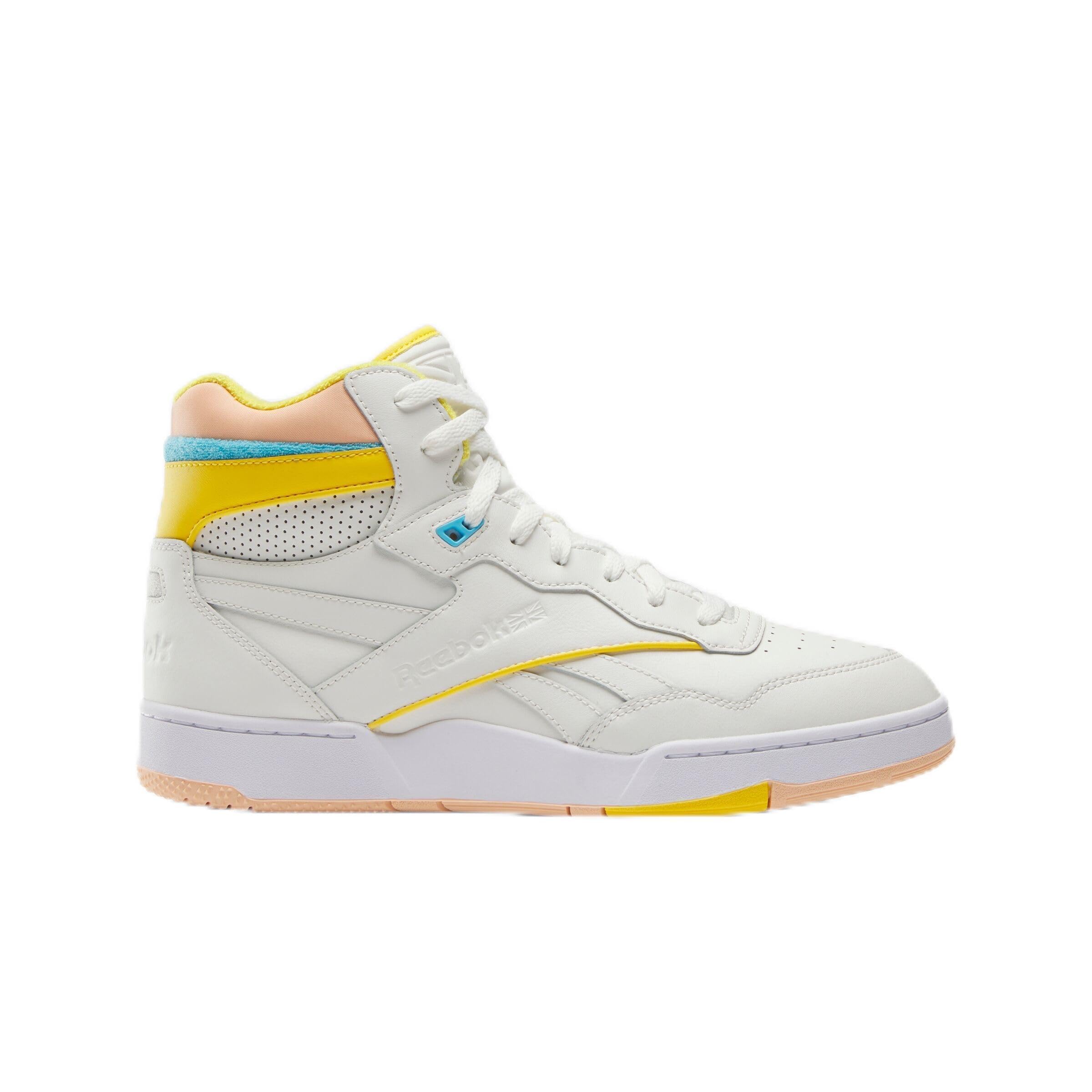 Reebok Unisex Adult BB 4000 II MID Chalk/Chalk/CLAYEL 8.5