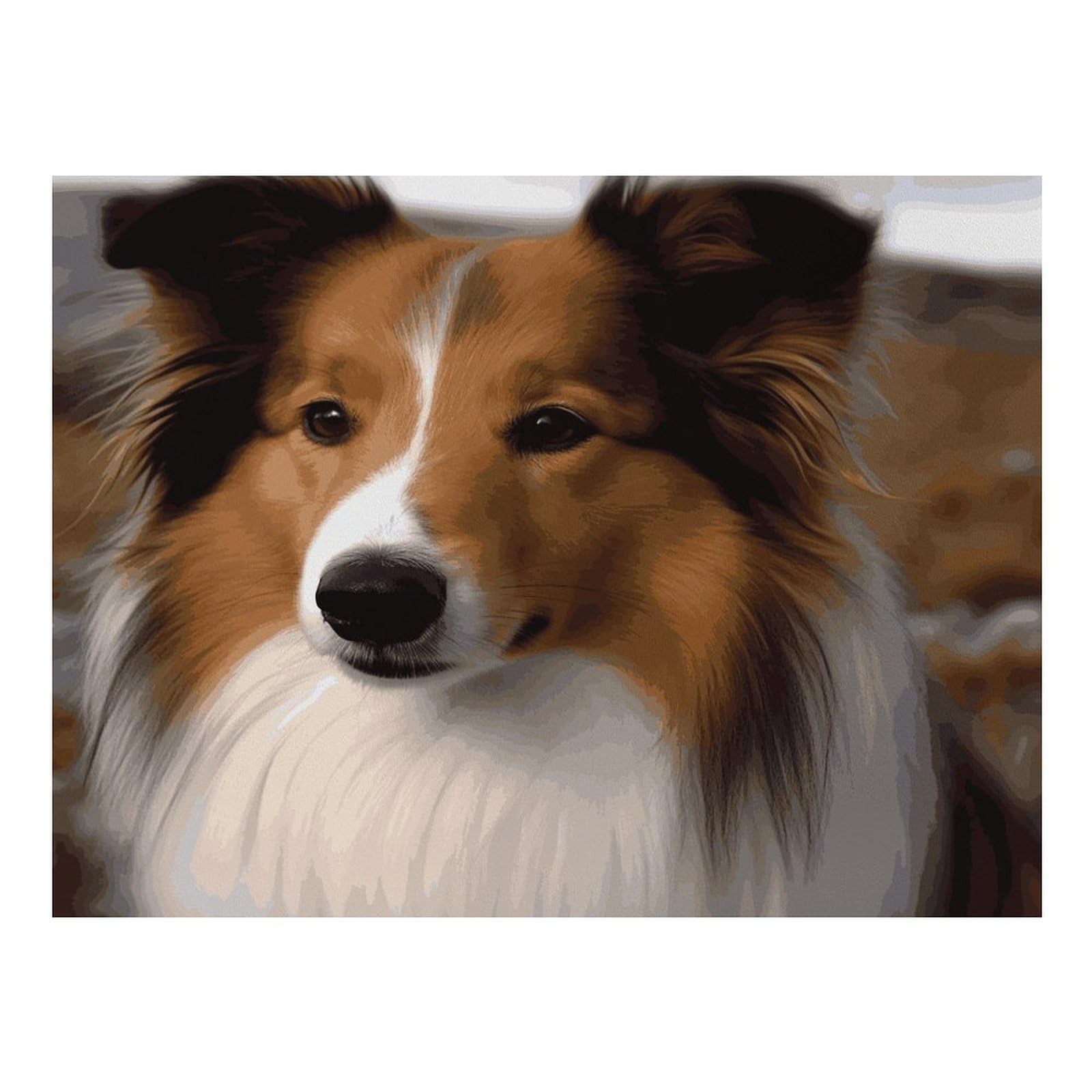 Shetland Tapis de nourriture pour chien de berger et chat – Tapis d'alimentation antidérapant pour chien facile à nettoyer pour la nourriture et l'eau, tapis de gamelle pour chien et chat 61 x 81,3 cm