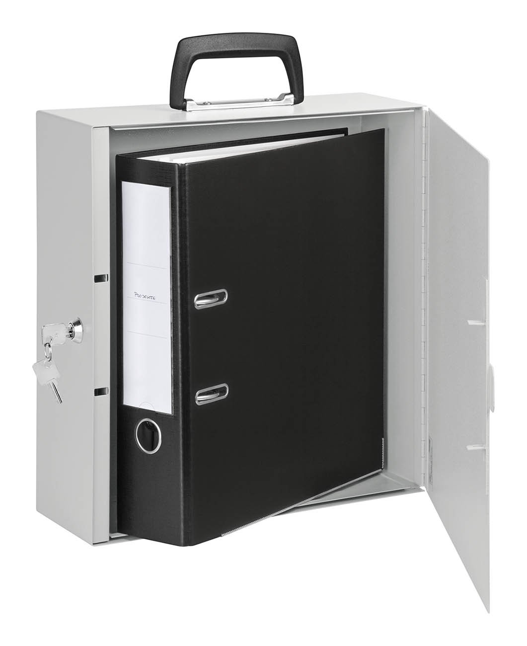 Wedo 1021637 Cassetta Raccoglitori Documenti A4, 36.5 x 33.0x11.0 cm, Grigio