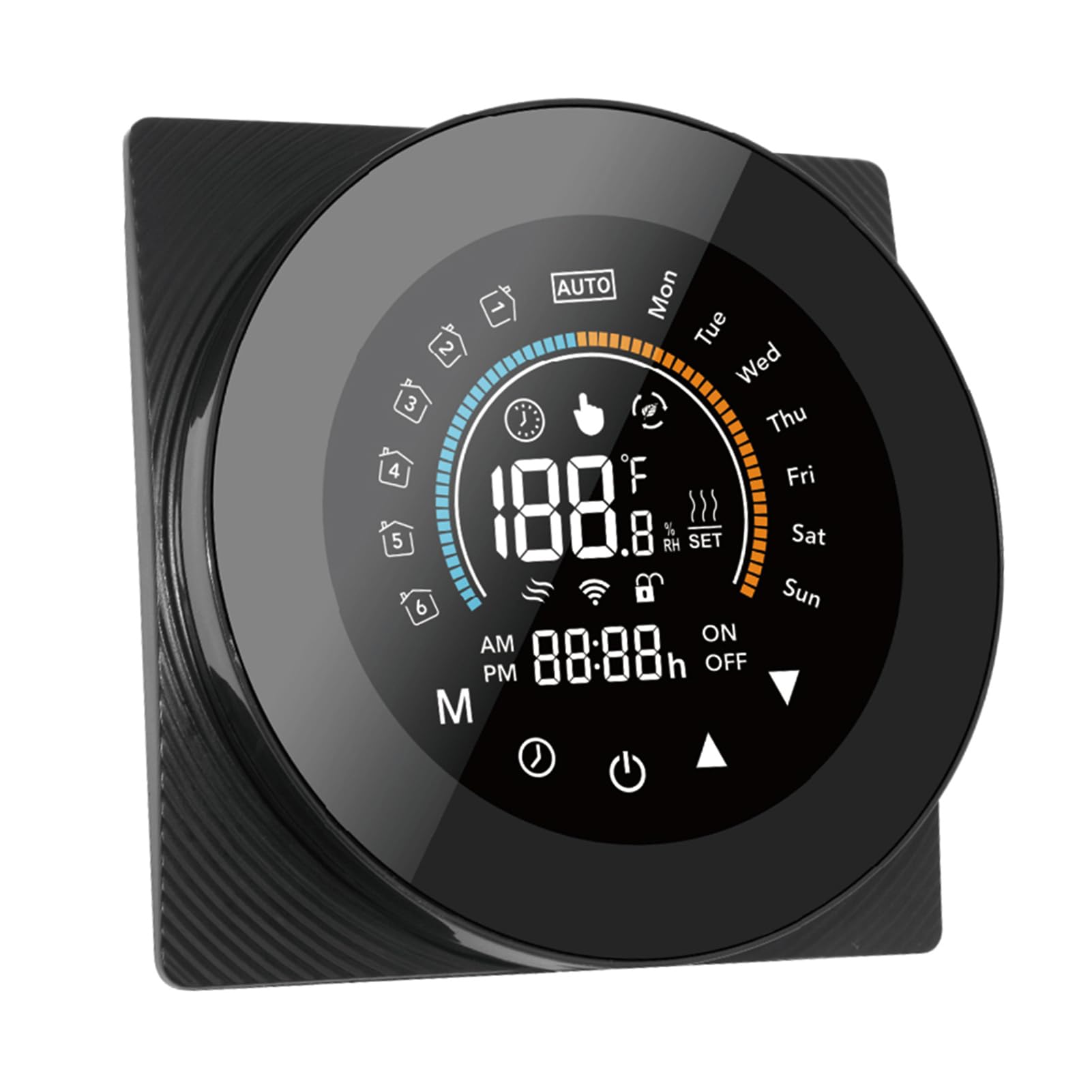 Generic Ewelink Termostato Wifi per Caldaia Ad Acqua/Gas, Termostato Digitale con Controllo Vocale, Ampio Display LCD Retroilluminato, Precisione 0,5 ℃, Programmazione Programmabile 5+2, Compatibile