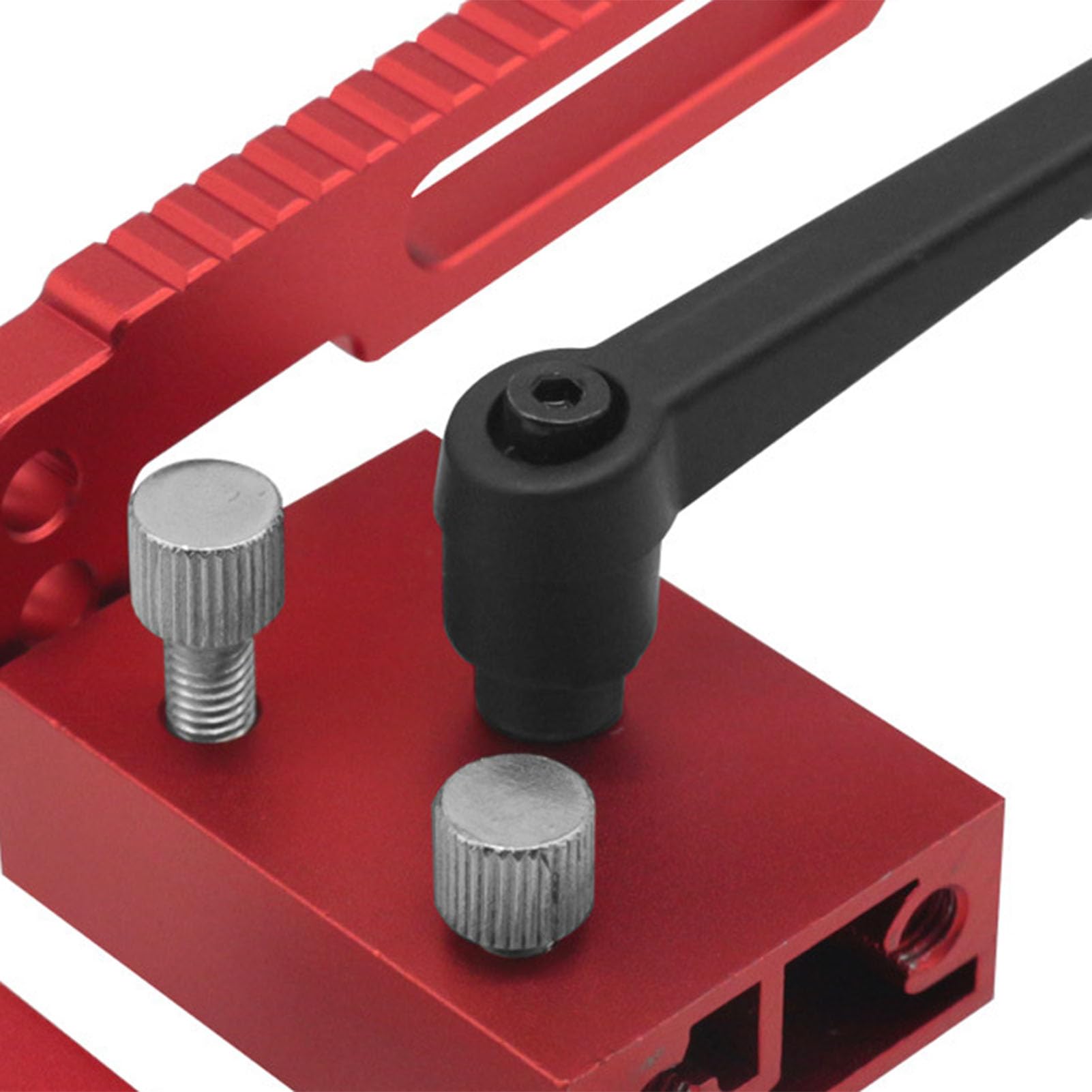75 Typ Gehrungsschienenanschlag Führungsschiene Stop für T-Nut T-Tracks, Aluminiumlegierung Miter T-Nut Anschlagvorrichtung Rutschenstopper für Holzbearbeitung