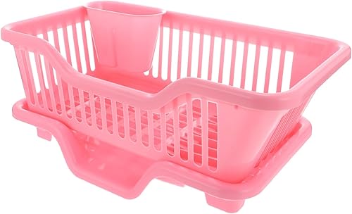 Miniatura 9 de Abaodam Estante de cocina Colador de platos de metal Escurridor de platos Escurridor de platos Escurridor de platos de acero inoxidable Estante de