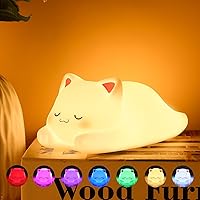 Vista 11 de ZKLiLi Luz nocturna de tiburón para niños, recargable y bonita lámpara suave para niños y niñas, regalos de Navidad, luces nocturnas para niños