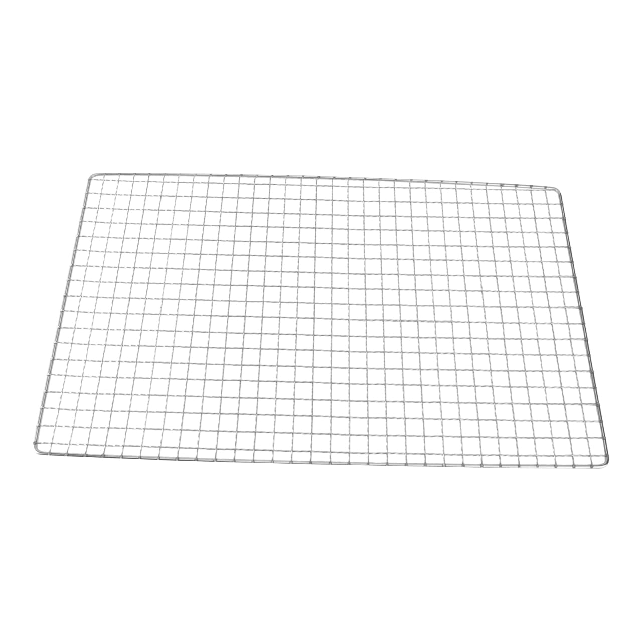 HEMOTON Bbq Grill Grate Wire Mesh Stainless Steel Rectangular Barbecue Grid Rack 17X10 Inches for Outdoor Camping Picnic Barbecue Cooking