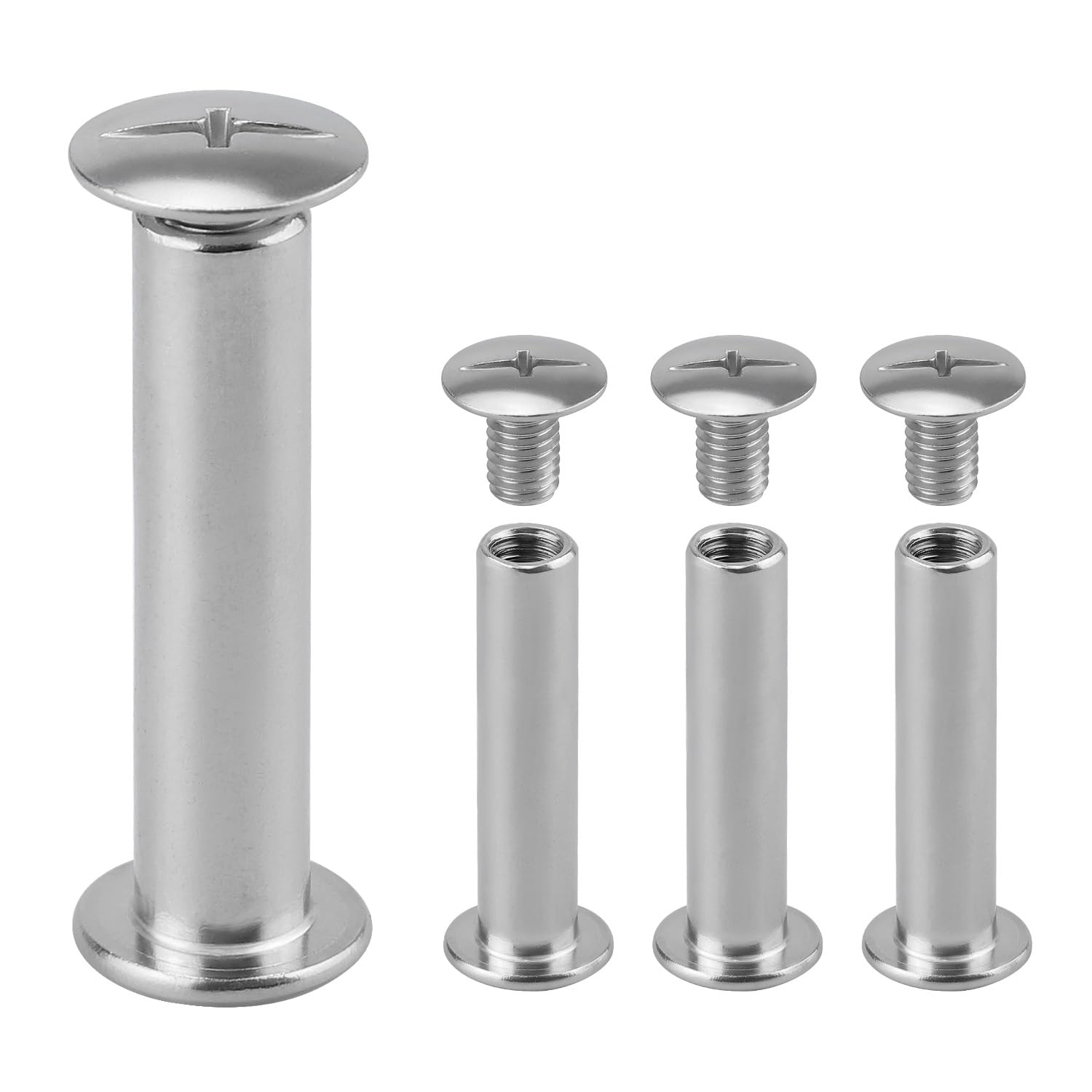 Stainless Steel Binding Screws - 40 Sets -10
