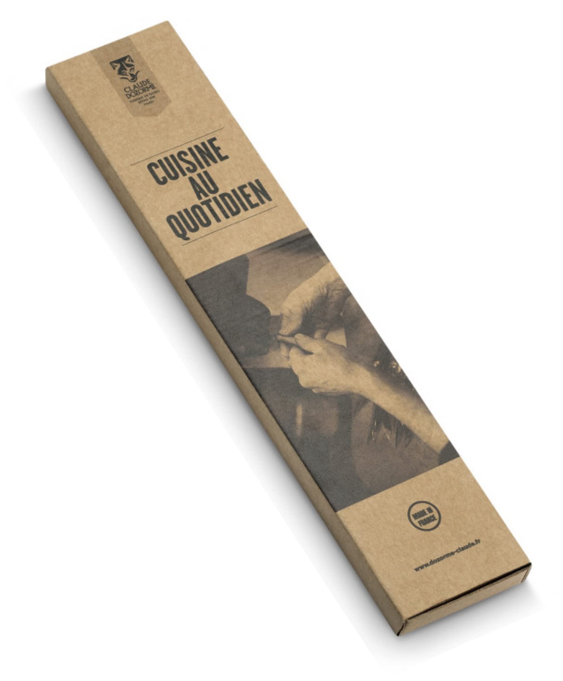 Claude Dozorme - Couteau de Cuisine Personnalisé avec Prénom Gravé - Fabriqué en France à Thiers - Cadeau pour Homme Femme : Fête des Pères, Papa, Mamie, Maman, Fête des Mères