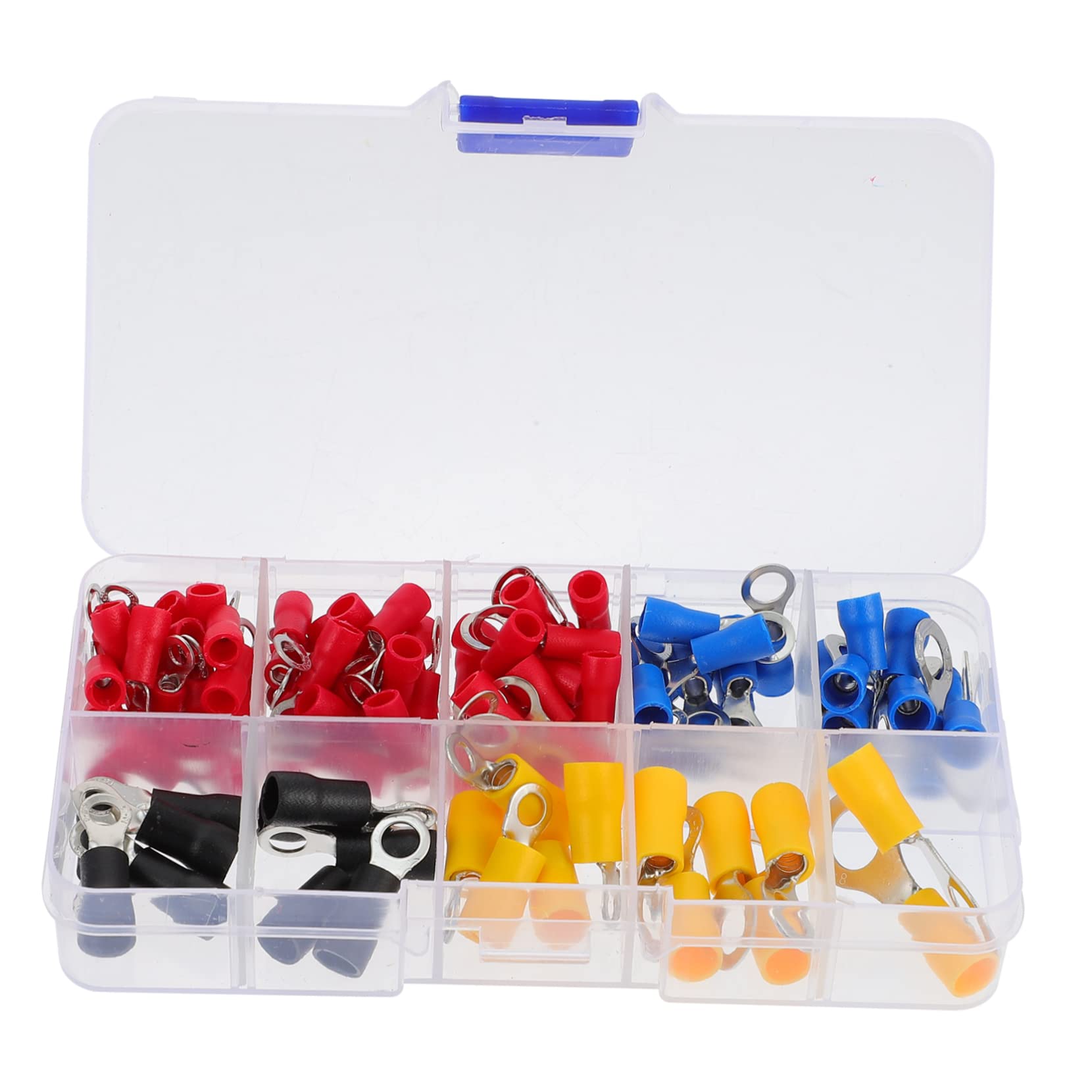 Cabilock 102Pcs Insulated Terminal Connector Kit Practical Wire Connectors for Electric Wiring Needs Easy Installation for Automotive Applications