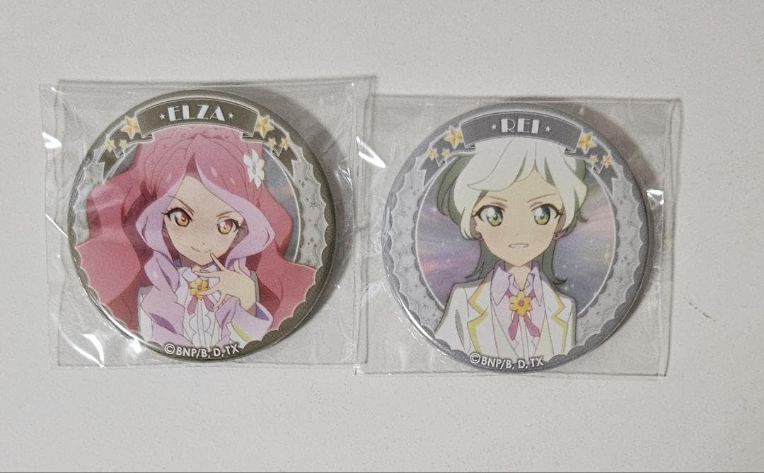 アイカツスターズ 騎咲レイ 缶バッジ アイカツスターズ！ 騎咲レイ エルザ・フォルテ 缶バッジ イオン