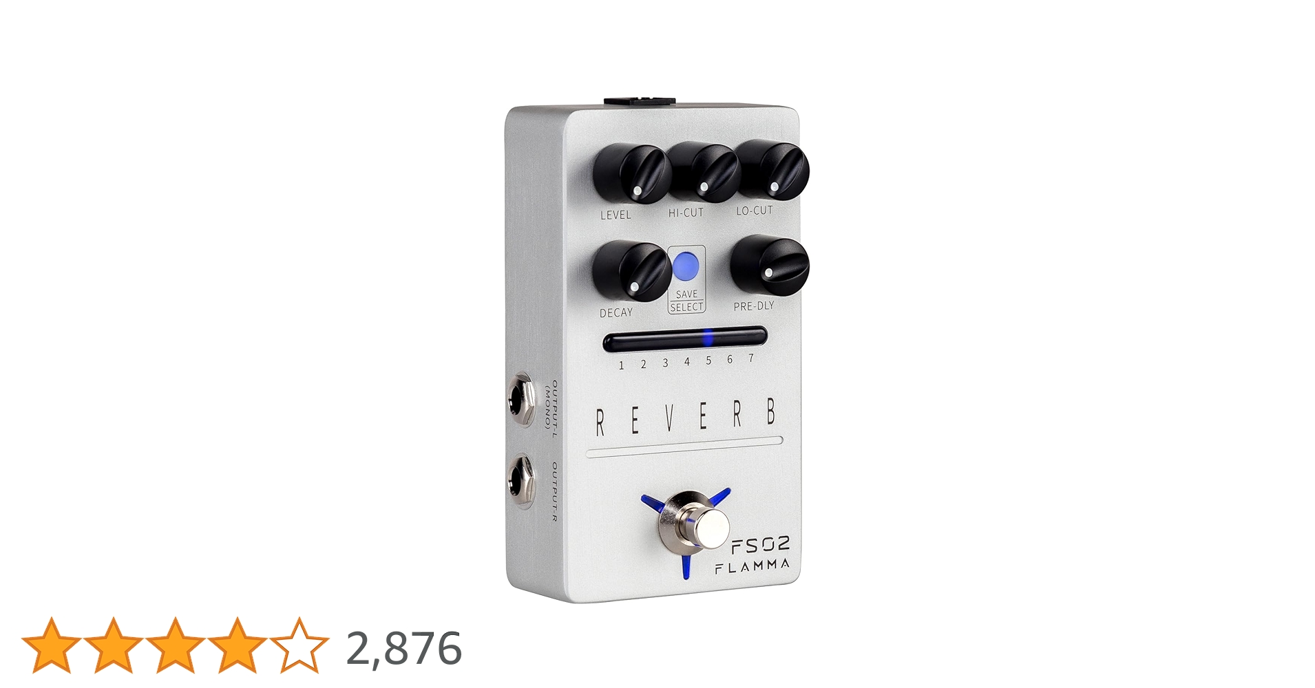 Amazon | FLAMMA FS02 デジタル リバーブ ギター ペダル 7