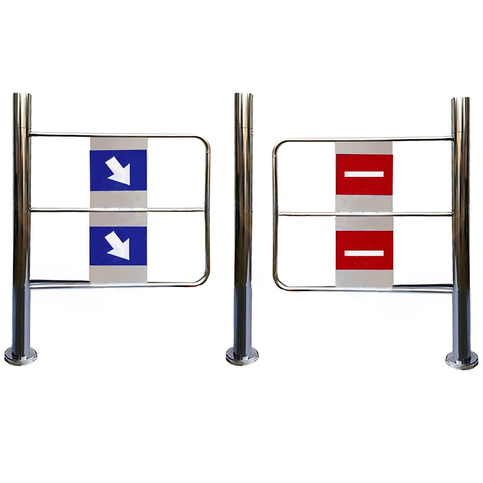 Aioneer Safety Gate With Automatic Closing, Spring Swing Design For Entrance Control In Commercial Spaces-190cm/74.8in