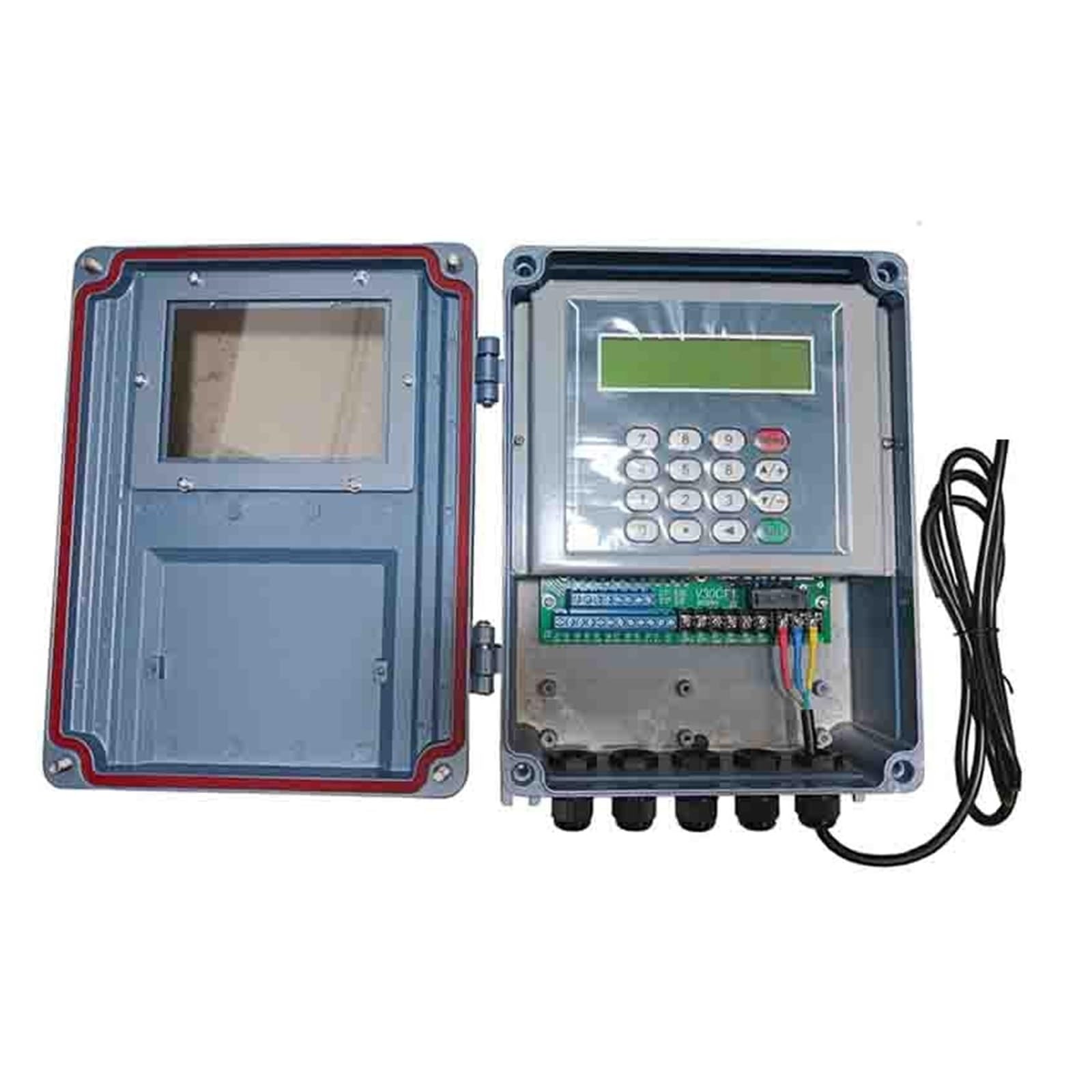TDS-100F Ultradźwiękowy Przepływomierz Cieczy S2 M2 L2 (DN15-6000mm) Oddzielny Stały Przepływomierz Ścienny Z Osłoną Aluminiową Długi czas pracy(Host with S2)