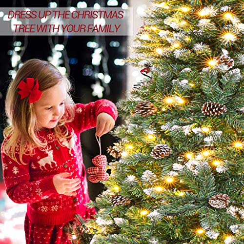 image for INTERGREAT 7 Ft Prelit Christmas Tree with Light, Indoor/Outdoor Chris