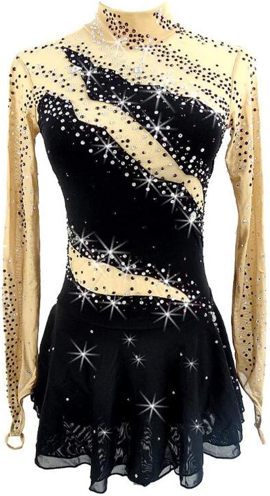 Women's Girls' Handmade Ice Skating Competition Dresses Figure Skating Dress Figure Skating Performance Dance Wear