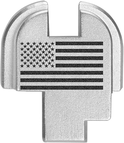 NDZ Performance Placa de cubierta trasera para Springfield Hellcat & Hellcat Pro de 0.354 in de aluminio anodizado grabado con láser, fabricada en