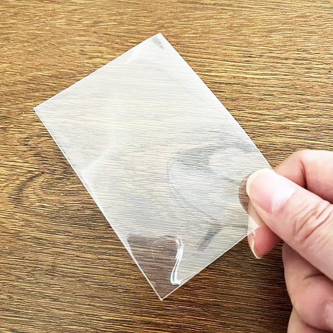 Amazon.com: 100 Pieces Clear Card Sleeves Clear Penny Card Sleeves Plastic  Soft Card Sleeves One End Opening Card Bag Card Protectors for Trading  Cards Sports Cards Baseball Card Photos, 61 x 88mm :