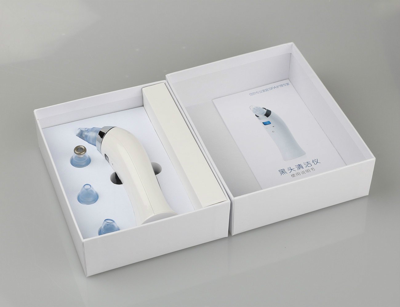 Elitzia Multiprobe Strumento per la rimozione dei punti neri Comedone Exteactor Diamond Dermabrasion USB ricaricabile Microdermoabrasione Rimozione dei punti neri ETBZ0702
