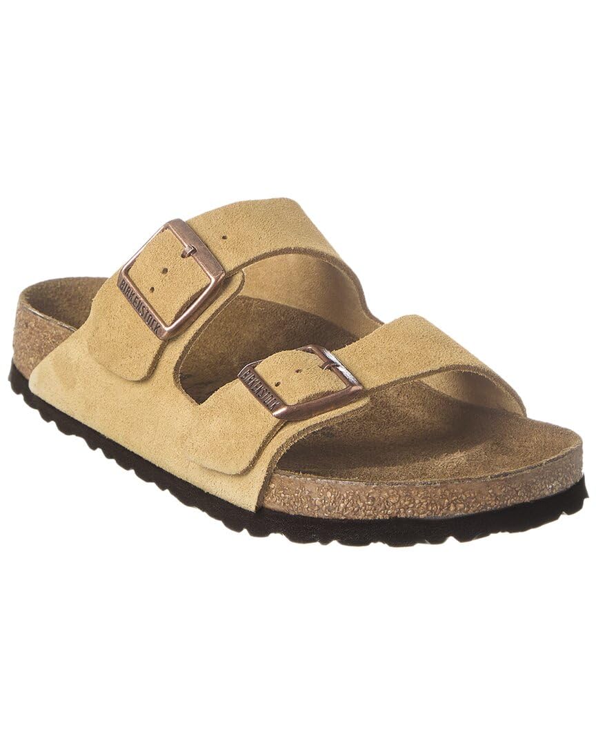 Birkenstock Arizona Suede Sandal, 40, Beige
