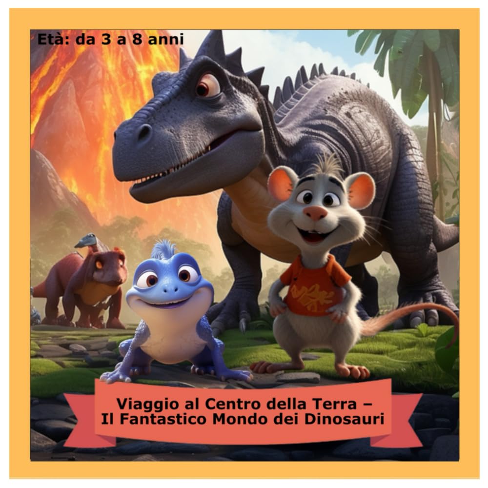 VIAGGIO AL CENTRO DELLA TERRA – IL FANTASTICO MONDO DEI DINOSAURI: COLORIAMO INSIEME I DINOSAURI DEL CENTRO DELLA TERRA