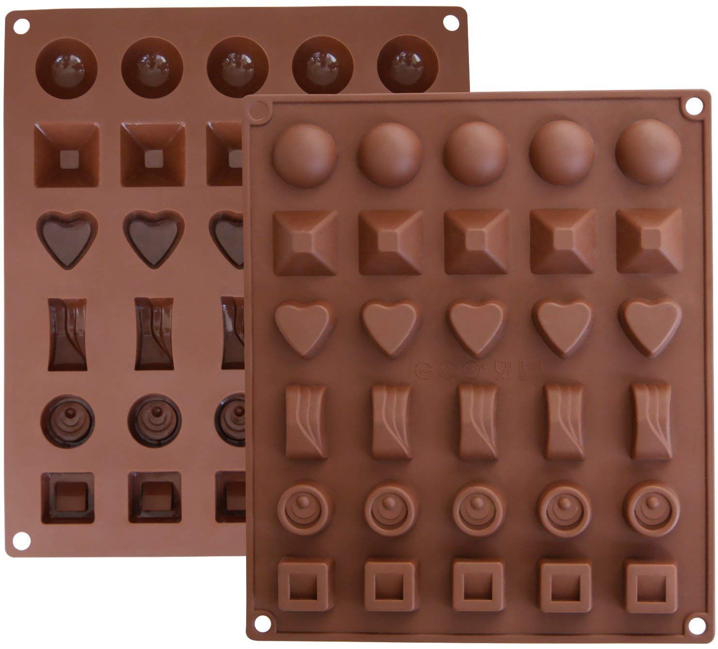 Amos Silicone 30 Cavity 6 Designs Chocolate Candy and Ice Mould Pack of 1 (Random Color) (B08Q8L4C24) Amazon Price History, Amazon Price Tracker