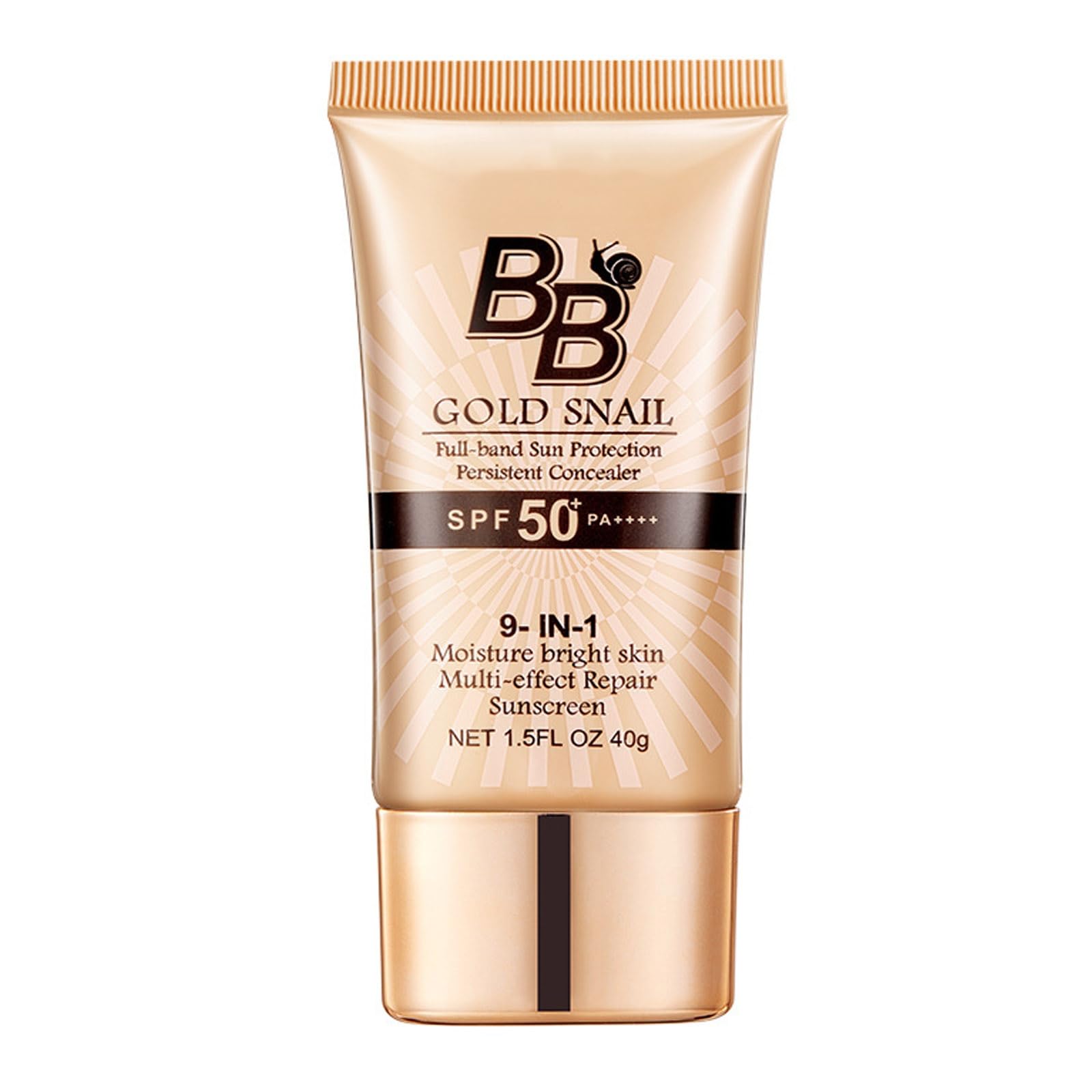 BB Cream SPF 50 Foundation Snail BB Cream Tinted Moisturizer with SPF for Face Medium Buildable Coverage Foundation