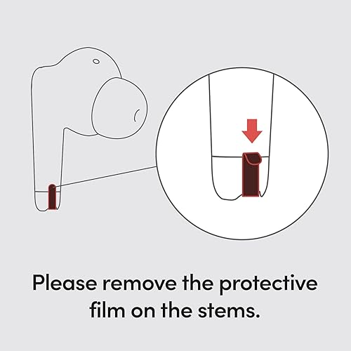 Miniatura 6 de Palm Buds Pro, auriculares inalámbricos con cancelación de ruido, ligeros y cómodos, graves profundos, 6 micrófonos, ANC híbrido, modo ambiente,