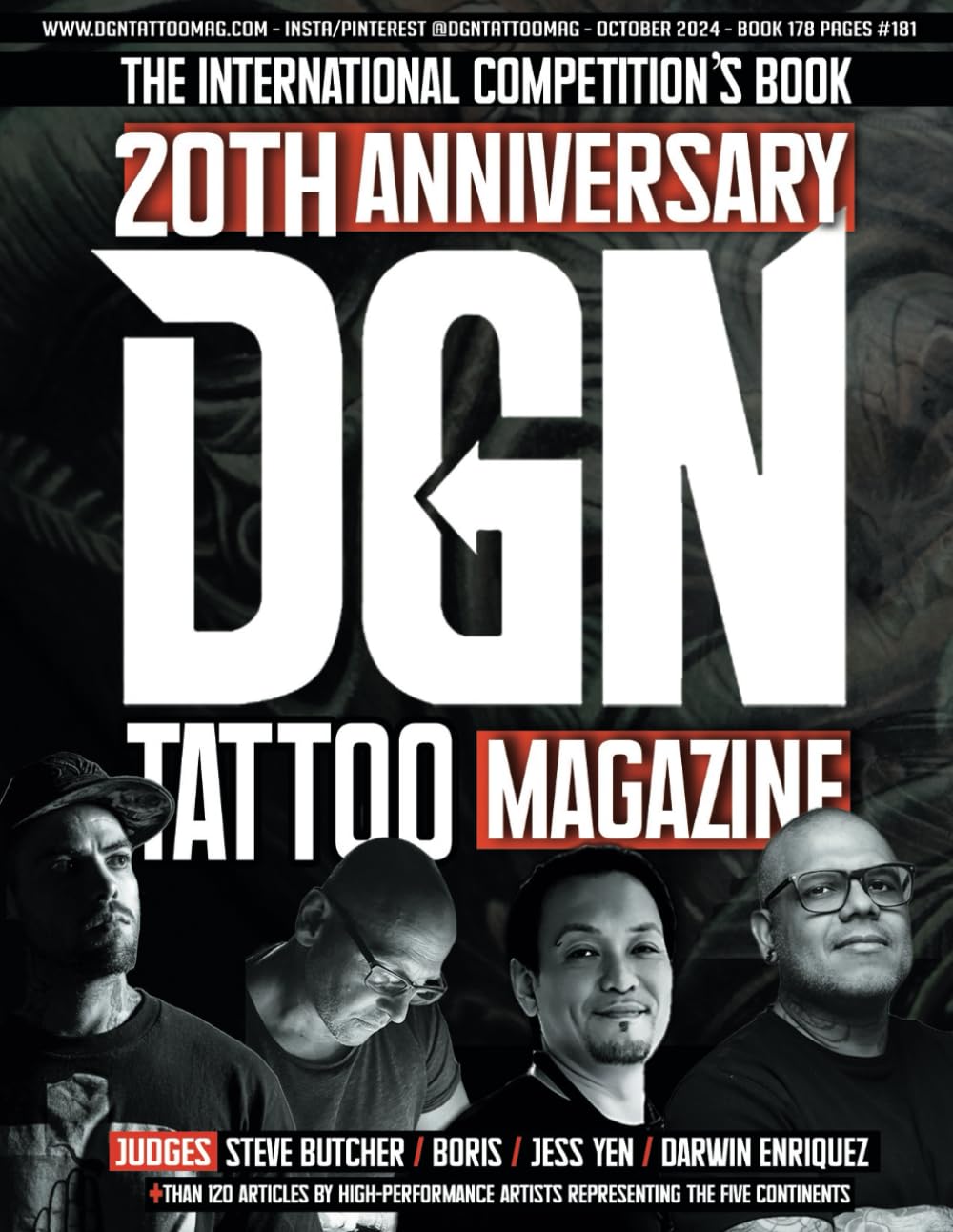 DGN Tattoo Magazine 20th Anniversary #181