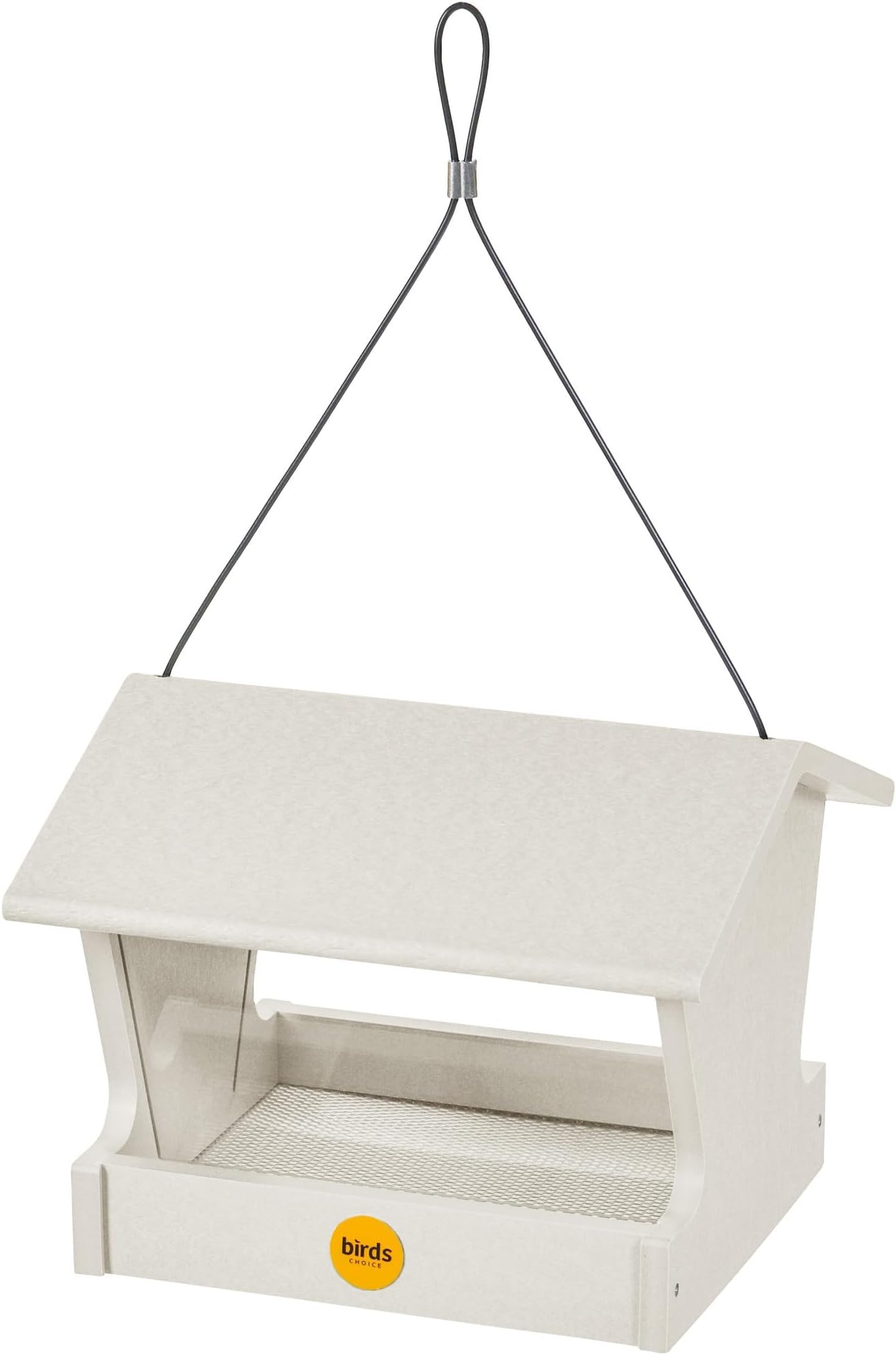 GSHF200 Hopper Feeder, Recycled Hanging Bird Feeder, Medium, Sea Salt