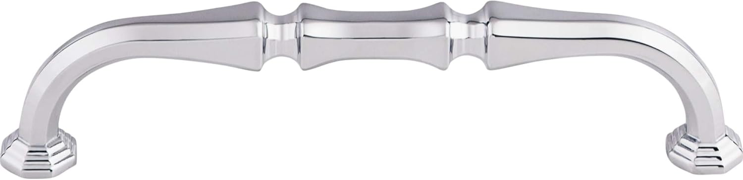 Top Knobs TK342PC Chareau Collection 5 Chalet Pull, Polished Chrome