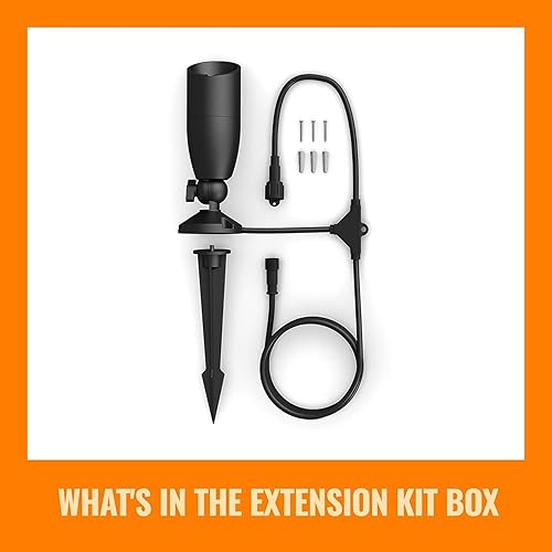 Miniatura 4 de WiZ - Extensión de foco LED que cambia de color para exteriores, requiere kit de iniciación, resistente a la intemperie, control con aplicación WiZ,