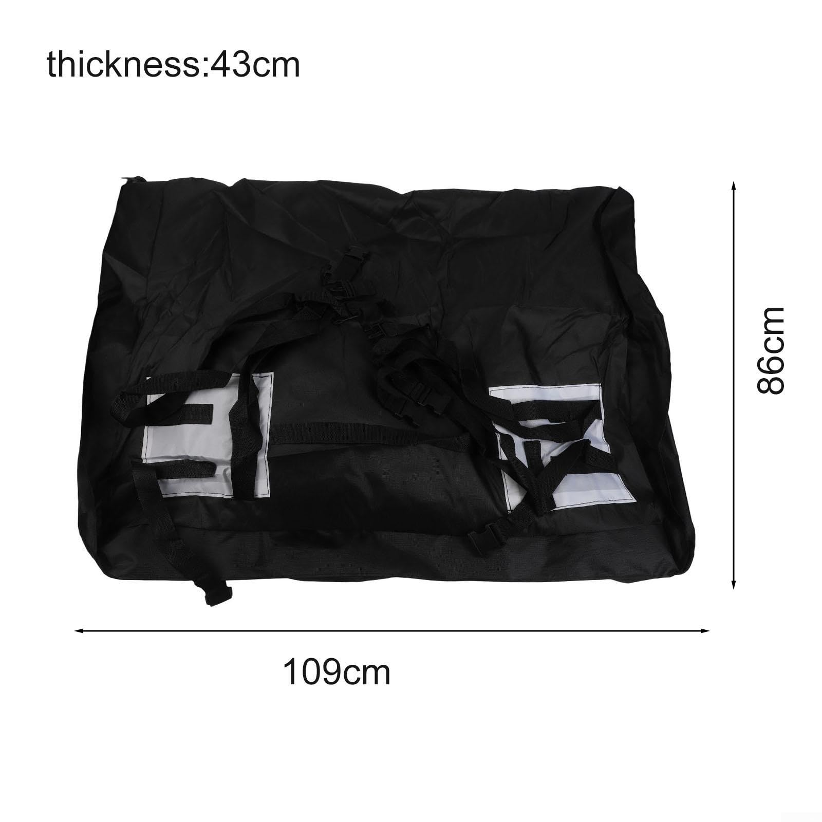 Große Autodachtasche, 425 l Fassungsvermögen, Familienreisen