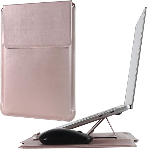 Bolso bandolera para computadora portátil, de piel sintética, para laptop, tablet, portátil, breve, funda para MacBook AirPro, Dell, Lenovo, HP,