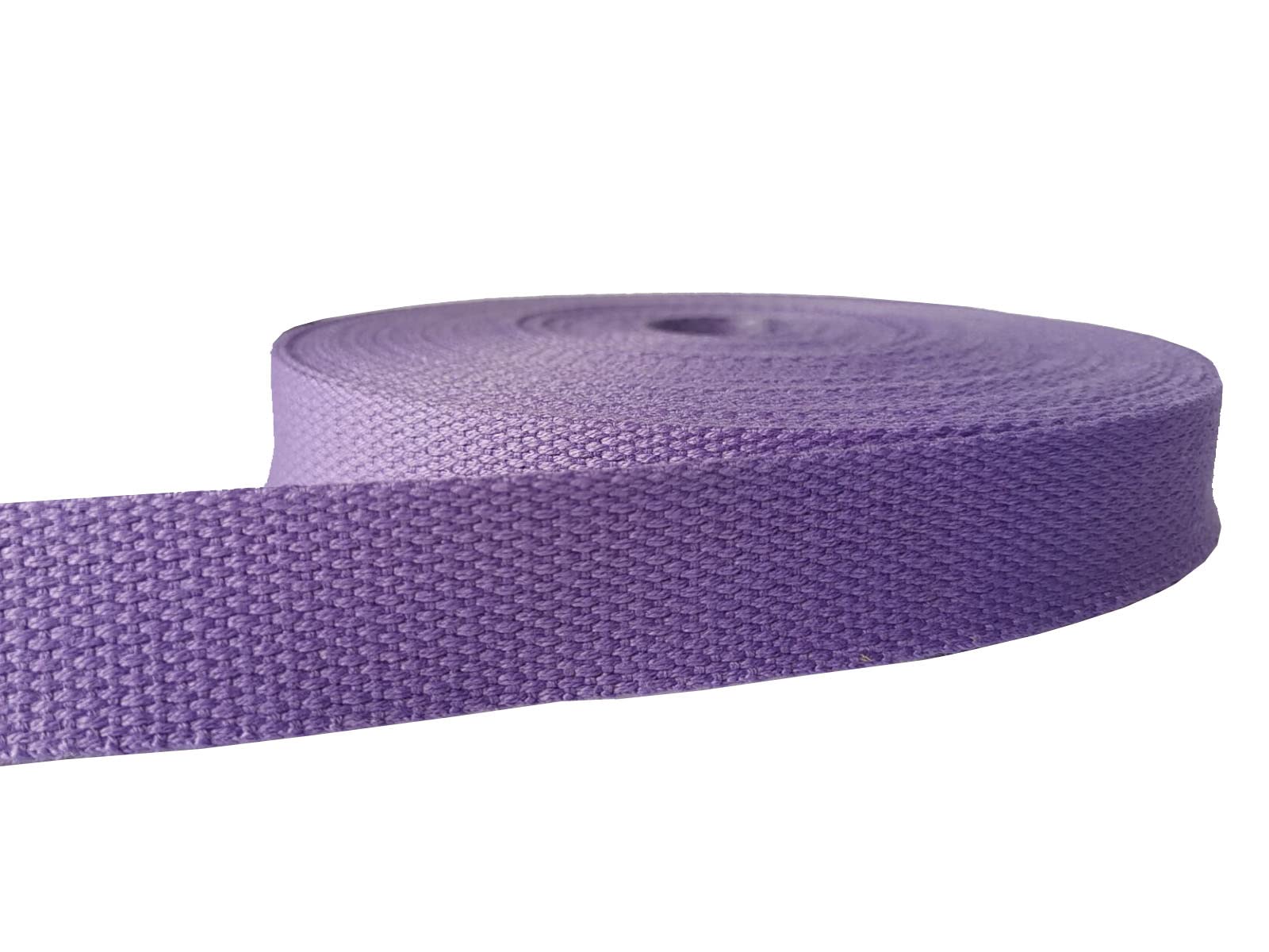 MONIDOOR Cotton Webbing 1.5 Inch 6 Yards Mediumweight Polyester Cotton Webbing Strap for Cloth Tote Bags Leash Straps Crafts Outdoor Accessories(1.5 Inch-6 Yards,Light Purple 163811) โ image 1