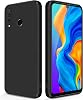 GiiYoon Case Compatible with Huawei P30 Lite, Silky-Soft Touch Full-Body Protective Phone Silicone Case, Shockproof Cover with Microfiber Lining, Black