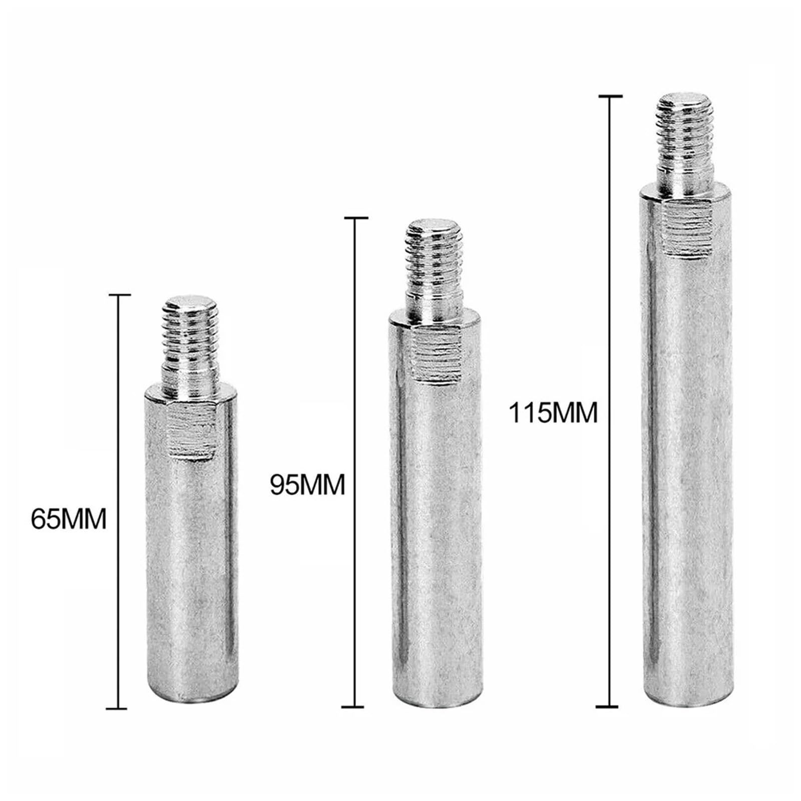 Przedłużka do szlifierki kątowej, Wał przedłużający szlifierki kątowej Adapter gwintowy M10, wiele rozmiarów(115mm)