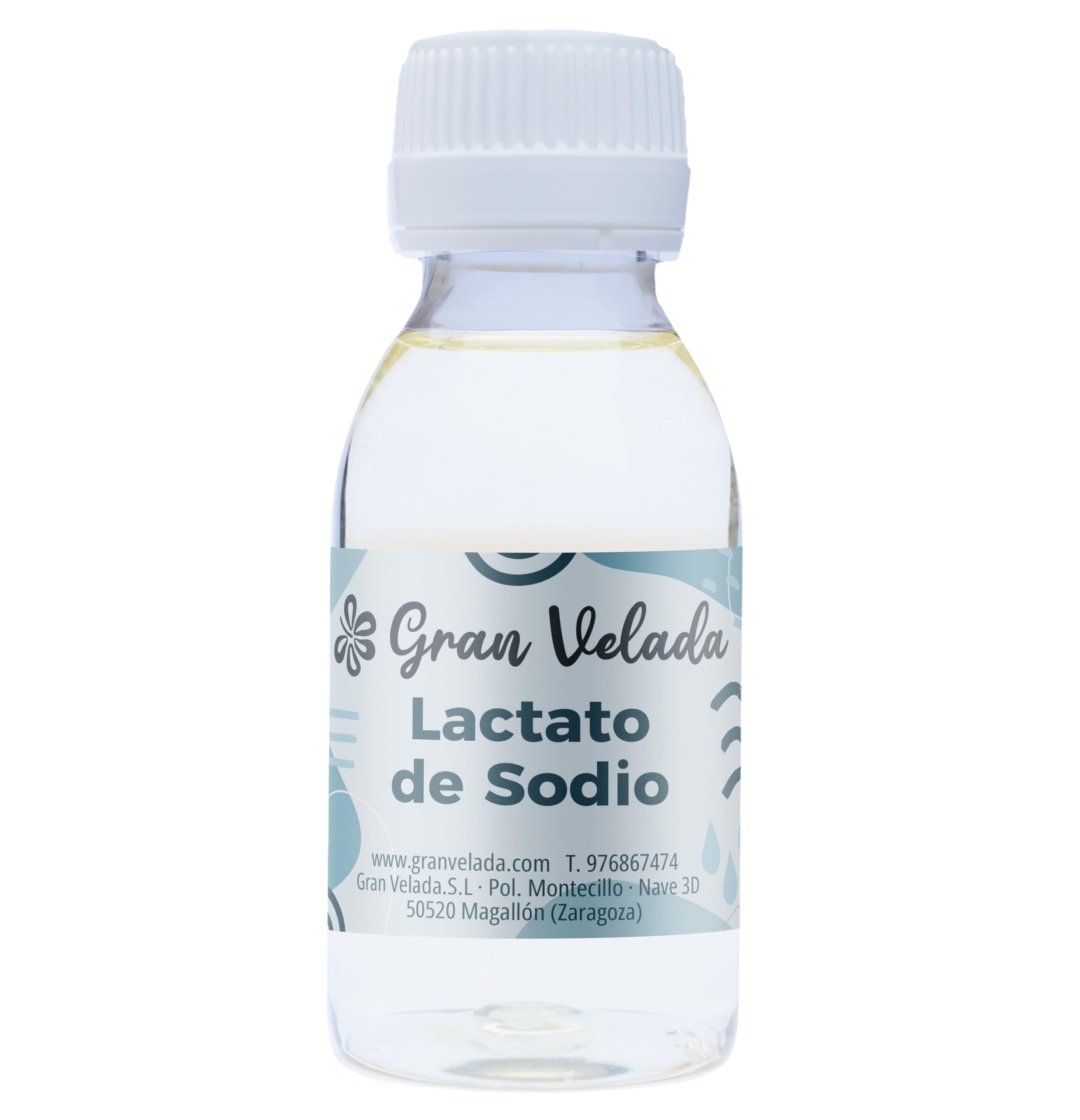 Gran Velada - Lactato de Sodio 100 g | Activo Cosmético Hidratante y Humectante | Ideal para Cremas y Jabones de Aceite