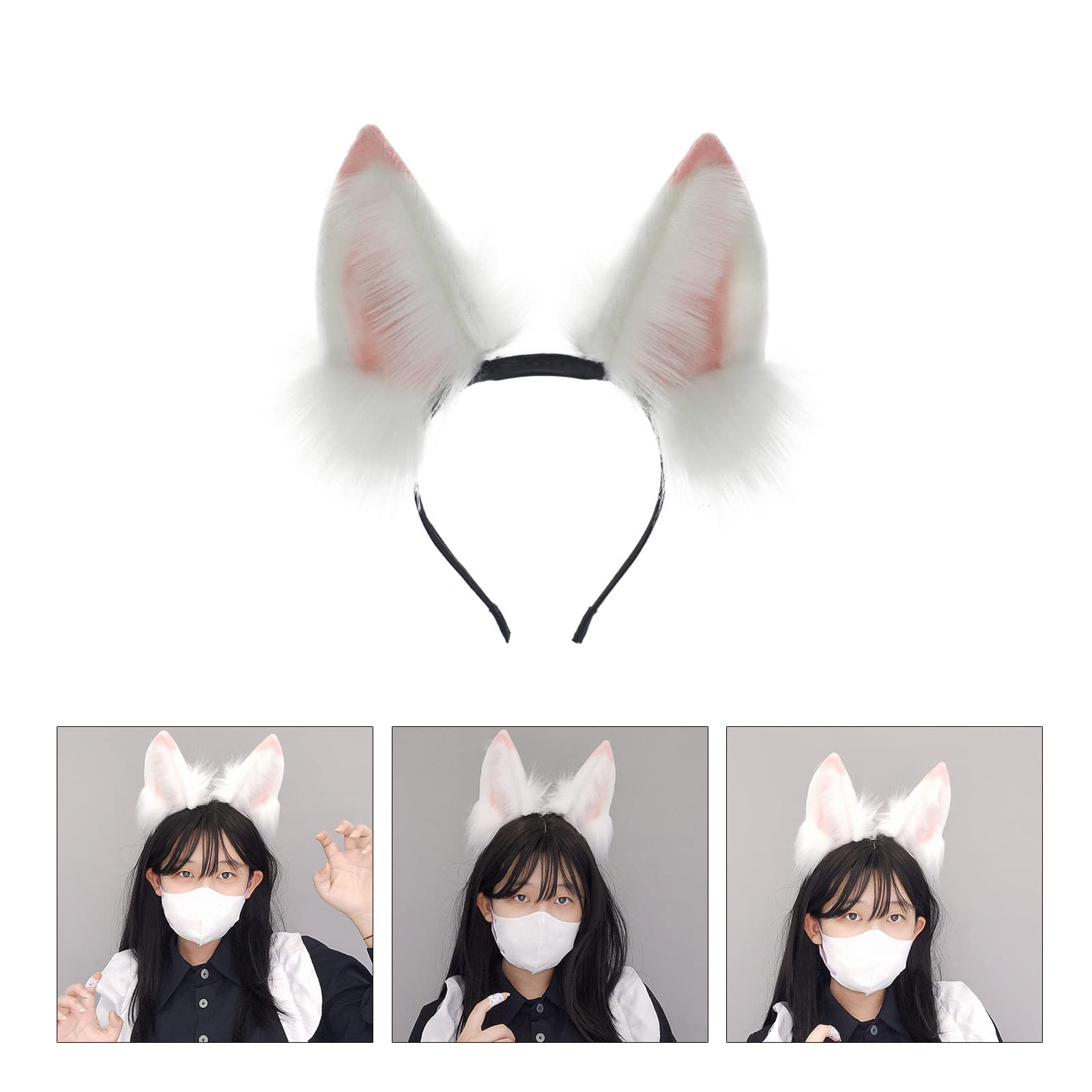 Gorro de oreja de personaje de anime para adolescentes, | Diadema eléctrica recargable, diadema de personaje de anime para fiesta de Pascua, Halloween, cosplay,