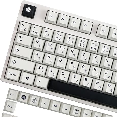 Premium PBT Minimalist Keycaps: Sleek and Durable Typing Experience