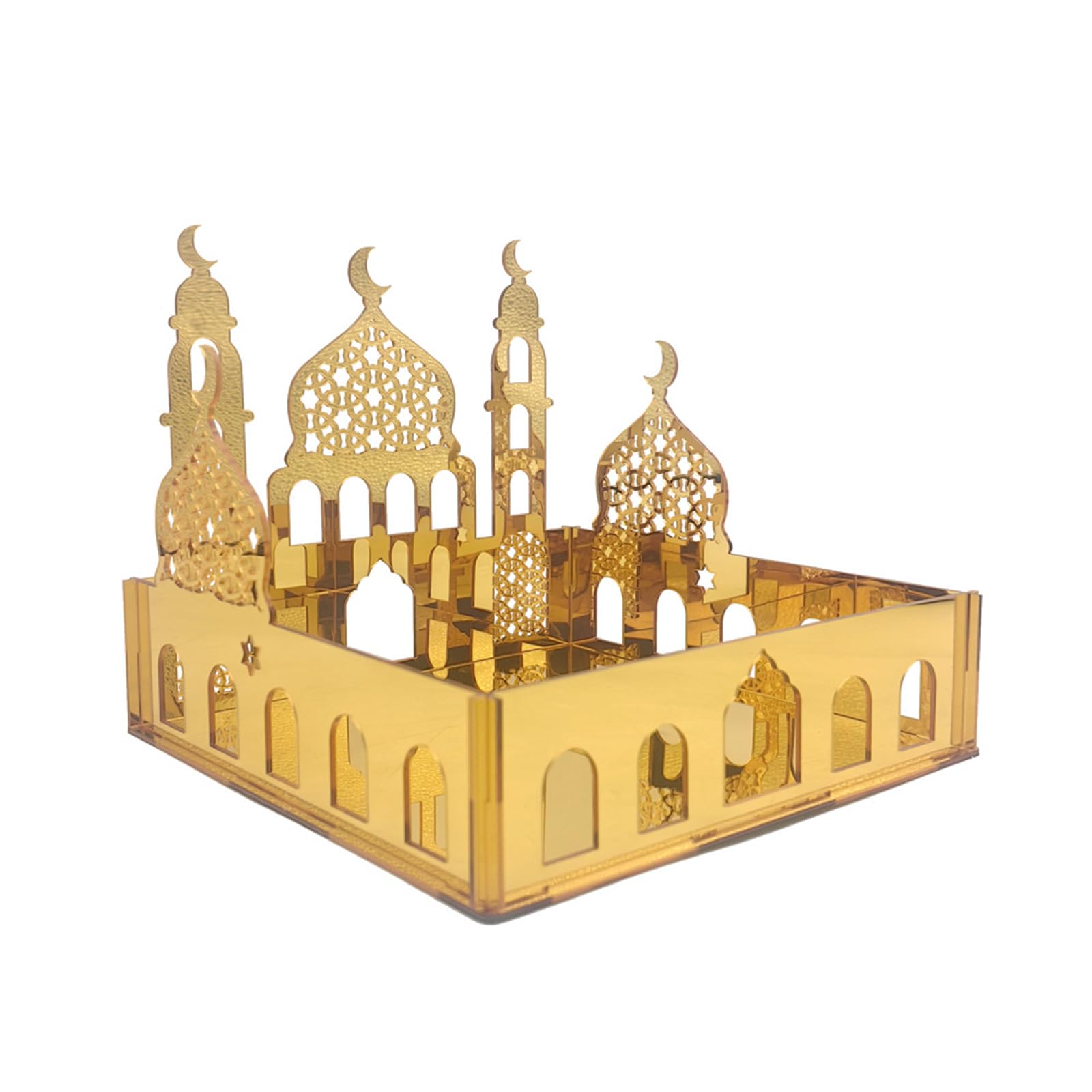 Tsophreniq Multiple Compartment Eid Candy Storage Solution Decorative Candy Organiser for Home and Party Use Ramadans Decoration Home Decoration for Eid