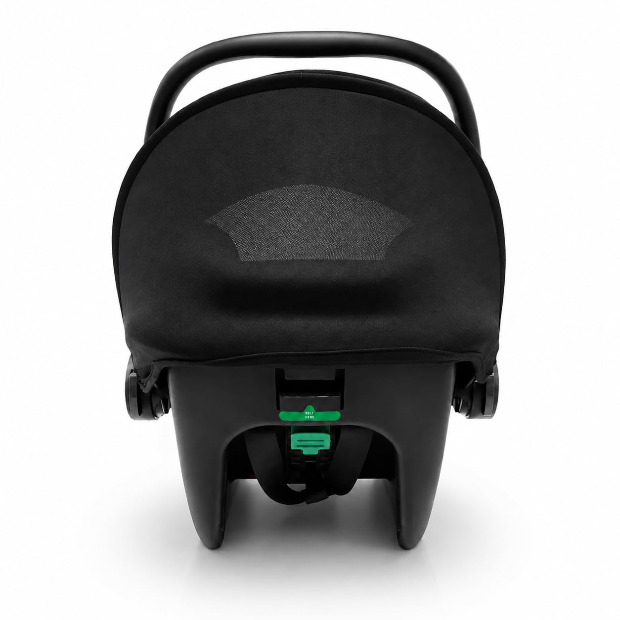 Silla de auto recién nacido (Grupo 0+) i-Size a contramarcha | Homologada ECE R129, reposacabezas 8 posiciones, reductor incluido, capota extensible, ultraligera 2,80 kg | Mimmo Negra Asalvo