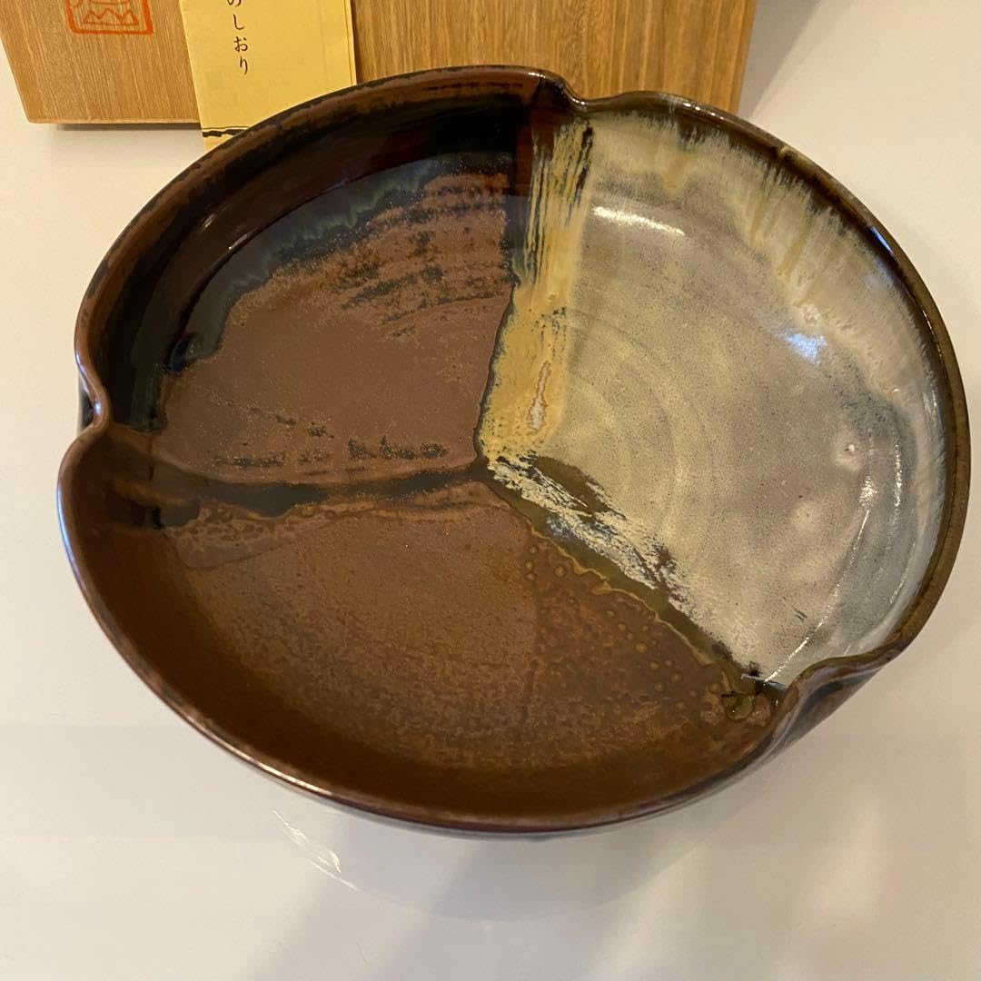 茶器茶道具 菓子器高取焼 雪山窯 鬼山碧山 造 鉢 皿 和食器