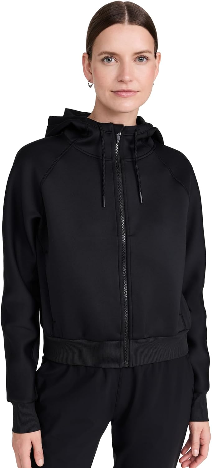 Full-Zip Cropped Hoodie by Greyson Clothiers