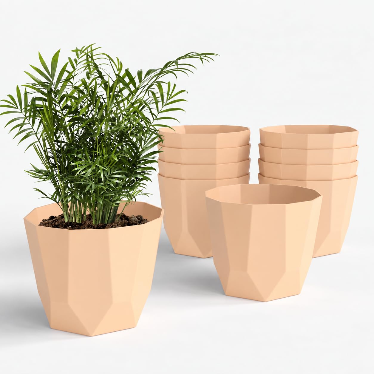 YUCCABE ITALIA SHERA Hexa Planter - Modern Flower Pot -1 YUCCABE ITALIA SHERA Hexa Planter - Modern Flower Pot -1