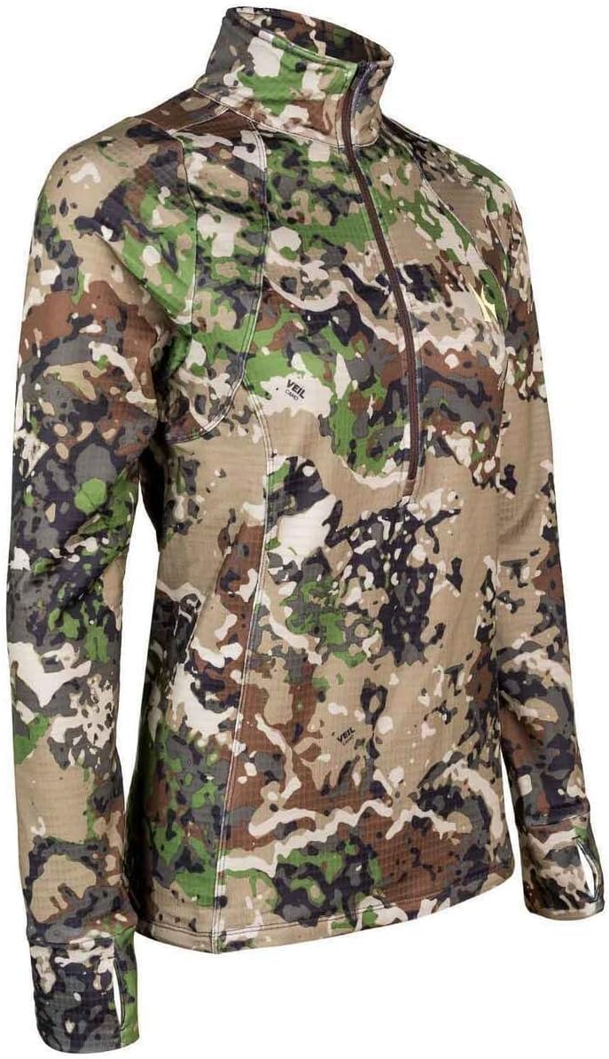 Killik Women's Veil Summit Lightweight Long Sleeve Hunting Shirt, Camo, Performance Outdoor Shirt for Women