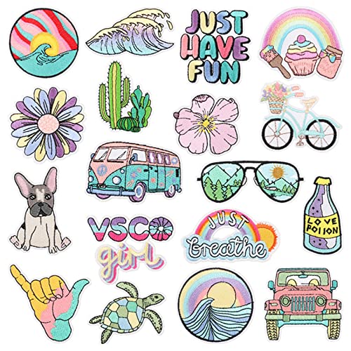18 Pcs Pegatinas Termoadhesivas Parches Termoadhesivos Para Ropa De Niños Pegatinas Para Tejido Patches Cualquier Combinación De Adhesivos Decorativos Para Todo Tipo De Tejidos